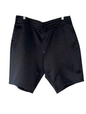 Mens Black XL 32 Degrees Heat Drawstring Shorts Polyester/Spandex Blend Made In